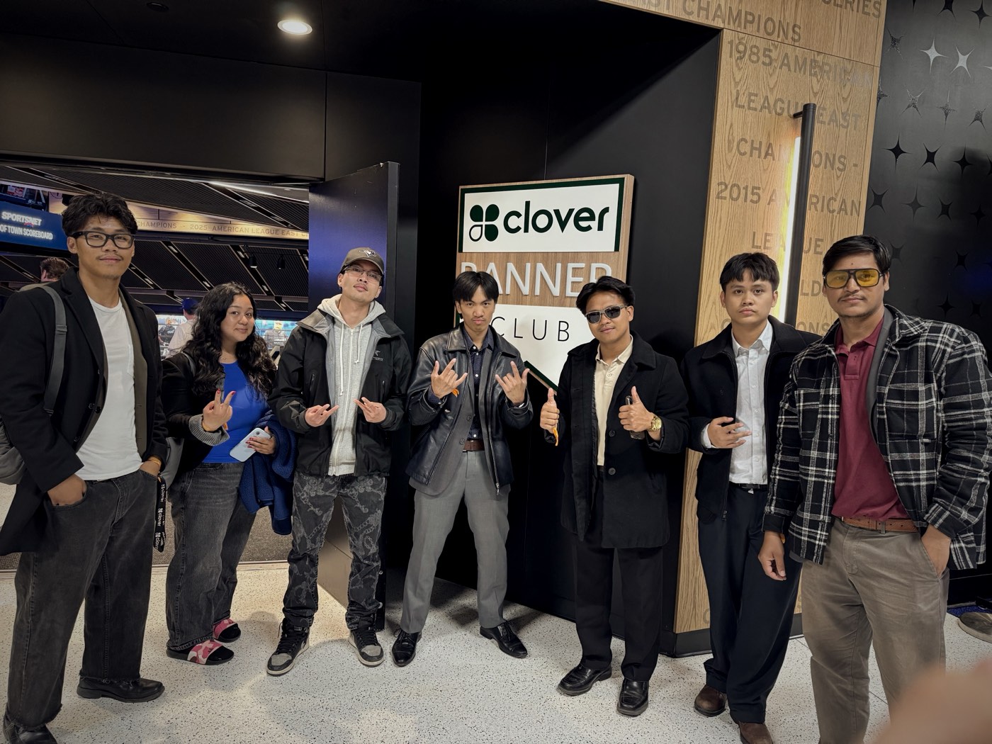 GT Legacy team members at the Clover Banner Club